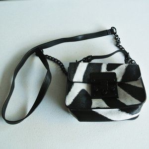 New W/O Tags Steve Madden Cross Body Zebra-print Purse